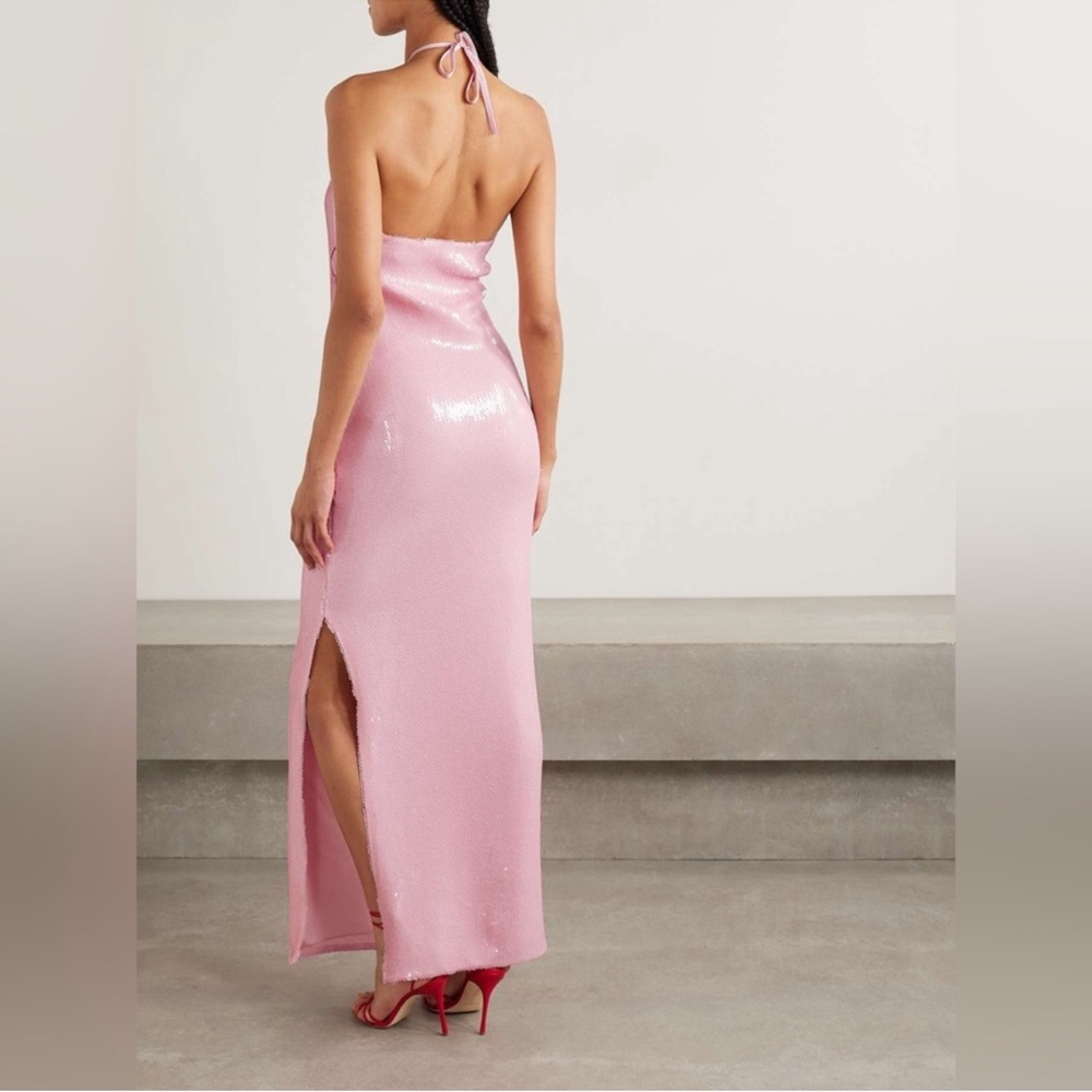 Rodarte Appliquéd sequined tulle halterneck gown - Picture 2 of 12